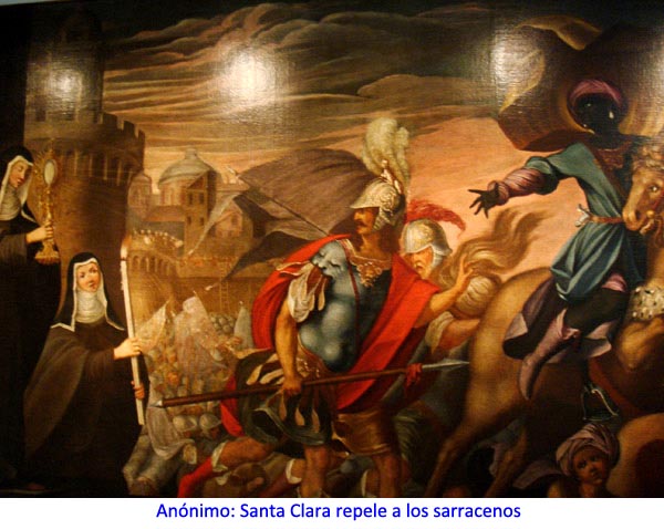 Anónimo: Santa Clara repele a los sarracenos