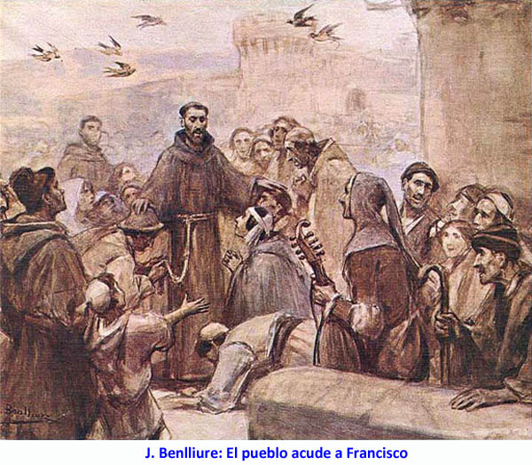 J.Benlliure: El pueblo acude a Francisco