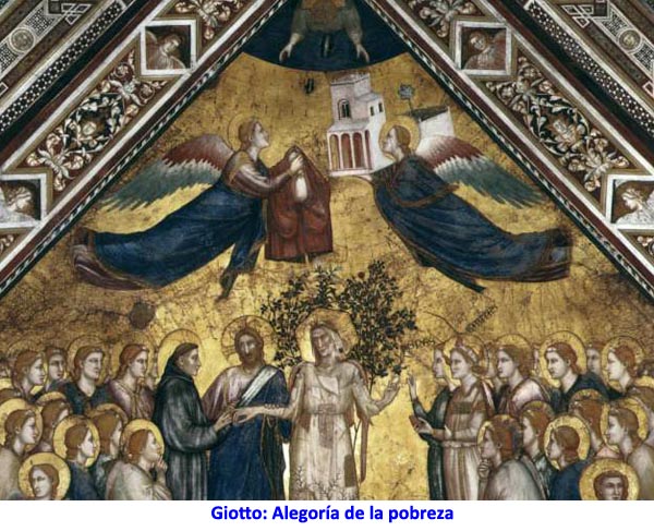 Giotto: Alegoría de la pobreza