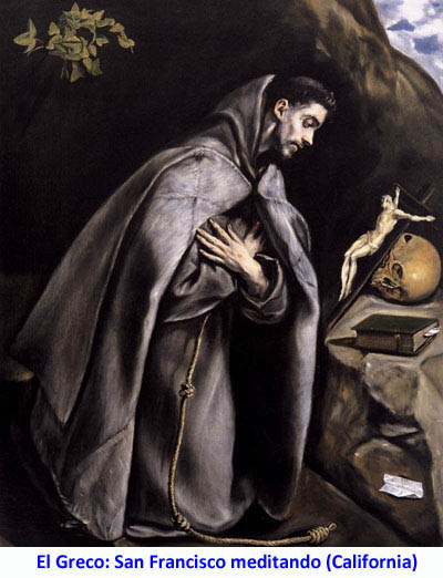 El Greco: San Francisco meditando (California)