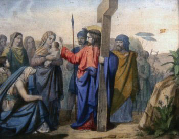OCTAVA ESTACIÓN Jesús encuentra a las mujeres de Jerusalén que lloran por él