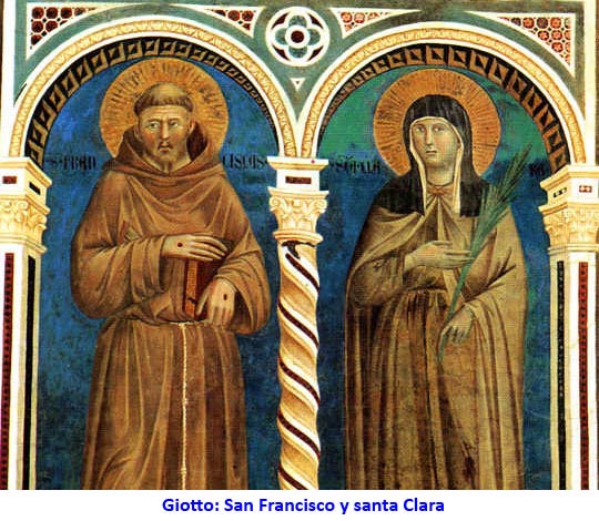 Giotto: San Francisco y santa Clara