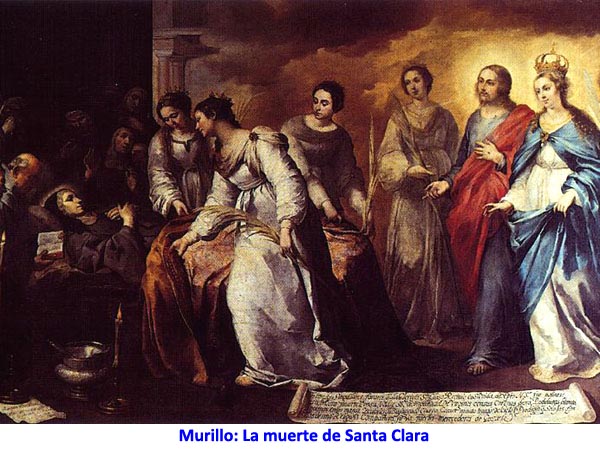 Murillo: La muerte de Santa Clara